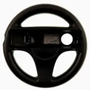 Wii Wheel Black [Pre-Owned]