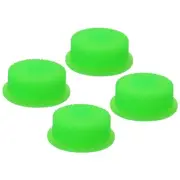 0.57" LED Flashlight Switch Cap, 4 Pcs Silicone Soft Boot Cover, Luminous Green