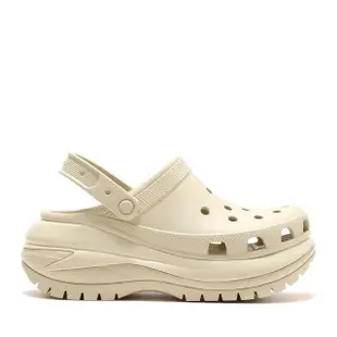 【Crocs】MEGA CRUSH CLOG 米白 厚底(207988-2Y2)