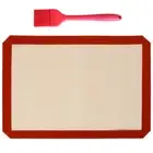 Baking Brioche Pizza Sheet Heavy Duty Grill Sheet Nonstick Barbecue Pad