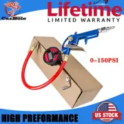 HEAVY DUTY DIGITAL TIRE INFLATOR WITH PRESSURE GAUGE LOCK-ON AIR CHUCK 0-150 PSI