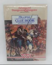 Advanced Dungeons & Dragons Hillsfar Vtg 1989 Clue Book Strategic Simulations