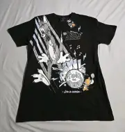Tom & Jerry X Southpole Black Graphic T-Shirt Men’s Size L The Cat & Mouse NWT