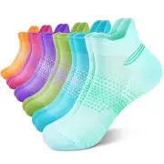 Ankle Compression Socks for Women 6 Pairs, Running Socks with Heel Tab, Cushi...