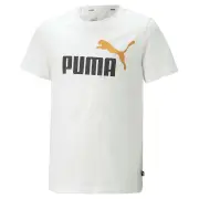 Puma Essentials+ 2 Colour Logo Tee Mens