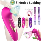 Clit Clitoral Nipple Suction Sucking Licking Vibrator Women Thrusting Sex Toy