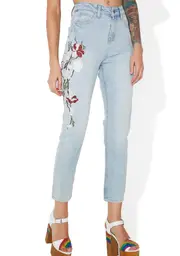 Wild Orchid Embroidered Jeans
