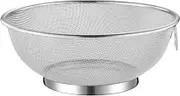 Generic Stainless Steel Frying Strainer Bowl Sieve Strainer Steel Strainer Colander for Kitchen Strainers and Colanders Stainless Colander Food Strainers Rice Drainer Strainer