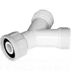 FRIDGE FREEZER ICE WATER PLUMBING Y PIECE 2 WAY SPLITTER 3/4 INCH TWIN FEED pmd