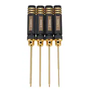 4Pcs 1.5/2.0/2.5/3.0Mm Titanium Alloy Hex Flate Head Screwdriver For Electronic Repair