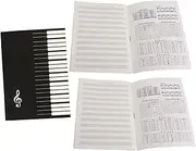 Hoement Music Composition Notebook Guitar Sheet Music Book Staff Notebook for Boys and Girls Adults