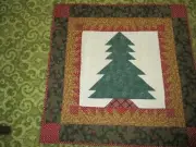 One of a Kind personally designed holiday quilted wall hanging-Thimbleberryfabrc