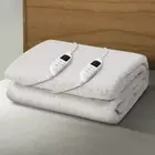 Fully Fitted Electric Blanket Fleecy Underlay Auto Temperature Control White