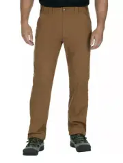 Men's Size 40 X 30 Coleman Stretch Utility Work Pant Copper Brown Tear Resistant