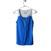 Lilly Pulitzer UPF 50+ Meryl Built Bra Bennet Blue Tank Top XS NWT Pickleball