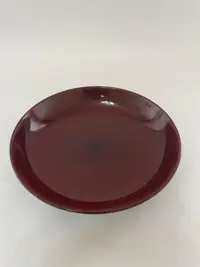 在飛比找Yahoo!奇摩拍賣優惠-東昇瓷器餐具=天目紅9吋湯盤