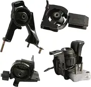 4pcs Motor Mounts Set Kit for Toyota Corolla (03-08), Matrix (03-06), Pontiac Vibe (03-07) - 1.8L 4Cylinder Automatic Transmission - Engine Mounts, all motor mounts toyota matrix 2003