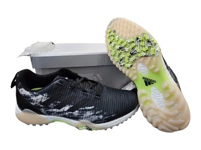 NEW Adidas Codechaos GZ6010 Spikeless Golf Shoes Sneaker Black Lime Men's 11