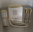 CHANEL COCO MADEMOISELLE Pearl Chain Mini Twist Purse Spray 3x02oz Sealed New