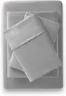 1000 Thread Count Queen 4 Pc Silver Grey Sheet Set 18 Inch Deep Pocket, Long Sta