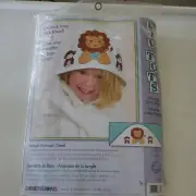 Dimensions Lil Tots Jungle Animals Towel Cross Stitch Kit 73393 New In Package