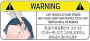 EARLFAMILY 5.1'' Funny Car Sticker for Panties Warning Peek Slap Decal Anime Vinyl JDM Window Wall DIY Stickers Scratch-Proof Decor
