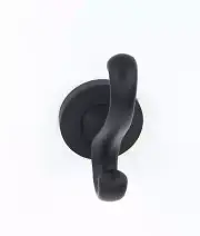 Alno A8399-MB Contemporary I Bath Universal Robe Hook Matte Black