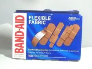 Band-Aid Flexible Fabric Adhesive Bandages -100 Count