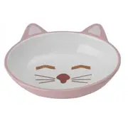 Petrageous Here Kitty Ceramic Cat Bowl Oval - 2 Colours