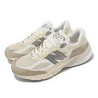 在飛比找ETMall東森購物網優惠-New Balance 休閒鞋 990 V6 男鞋 米白 灰