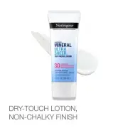 NEW Neutrogena UltraSheer Dry-Touch Mineral Sunscreen Lotion, SPF 30, 3 fl oz