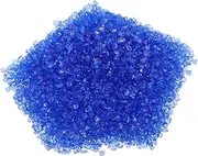 DOITOOL 1 Nail Glass Gravel Gold Decorations Debris Stick Gems Stickers Banding Flakes Base Card Decals Metallic Nail Polish Gel Decorate Strips Rhinestone Fall Charm Glitter Junk Kit Blue