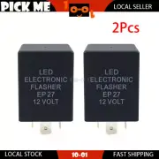 2 x 5Pin 12V EP27 LED Flasher Relay For Ford Freestyle 2005 2006 2007