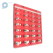 28 Nut and Bolt Thread Checker 14 Standard Sizes & 14 Metric Screw