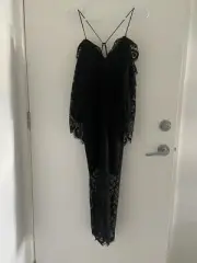 Alice McCall Bless This dress Sz 6 Black Bnwt