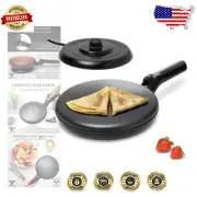 Cordless Electric Crepe Maker with Non-Stick Plate - Quick & Portable Cooking