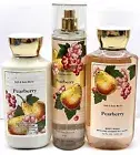✨SET PEARBERRY BATH AND BODY WORKS BODY WASH, MIST, LOTION ✨