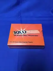 Rico Alto Clarinet Reeds Size 3.5, 25 Reeds New in Box, Made in USA
