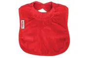 Large Plain Towel Bib (Red)