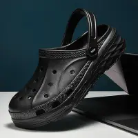 在飛比找Yahoo!奇摩拍賣優惠-」3946碼 洞洞鞋布希鞋男鞋大尺碼夏季透氣休閒防水防滑男士