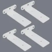 Floating Shelf Brackets,White L Bracket for Shelves Heavy Duty Thickened and Wid