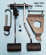 Mopar 1968-1970 B-Body Clutch Brake Pedal Kit A833 4-speed 426 Hemi