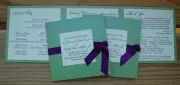 7/8" X 20 Yds Plum #285 Single Face Satin, Papillon Ribbon