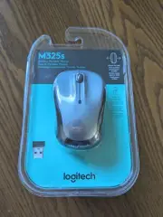 Brand new factory sealed, Logitech M325S Wireless Mouse, silver, 910-006824