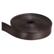 Brown Leather Strap Leather Strip 15mm Wide 5M Long Flat Cord for Clothing Belt