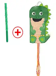 Dinosaurs T-Rex Pinata Perfect for Kids parties birthday pull string hit Stick