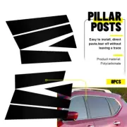 Fit For 2014-20 Nissan Rogue Door Window Pillar Posts Molding Trims Protector 8x (for: Nissan)