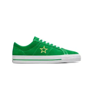 CONVERSE 男女低筒帆布鞋 滑板鞋 ONE STAR PRO OX 綠色-A06645C