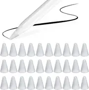 T Tersely【30 pcs】 Nib Cover Silicone Compatible with Apple Pencil Tips, Cover Stylus Protection Nib Pen Tip Replacement for 1st & 2nd (Clear)