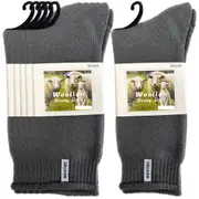 12 Pairs Premium Mens Wool Heavy Duty Thick Work Socks